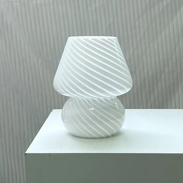 Glass Translucent Bedside Lamp