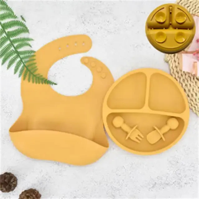 Baby Silicone Plate Set